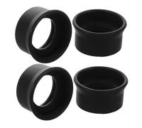 Hoement 4pcs Rubber Eyepiece Eye Cup Covers for Telescopes and Optical Lens Protection, Soft Rubber Material Quick Installation, for Industrial Use and Working Environments
