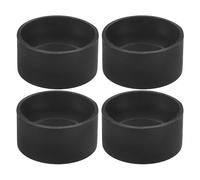 Hoement 4pcs Soft Eyepiece Cups for Microscope Telescope Ergonomic Eye Shields with Flat Angle Design Anti-glare Replacement Guards for Stereo Microscopes in Labs and Educational Use