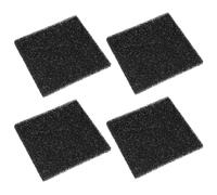 Hoement 4Pcs Square Activated Carbon Sponge Replacement Filter Pads for Compost Bin and Garbage Can, High-Efficiency Kitchen Compost Bucket Filters Charcoal Fiber for Odor Control
