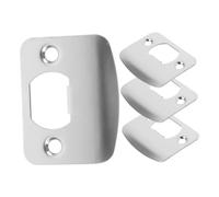 Hoement 4pcs Stainless Steel Door Reinforcement Plates Deadbolt Cover Plate Front Door