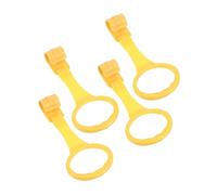 Hoement 4pcs Standing Pull Tab of Pull Rings and Hanging Rings for Nursery Use and Helping Boy Girl Learn to Stand up Boy Girl Supply for Year Old Toys and Mobile for Cot Random Color