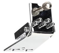 Hoement 5-String Banjo Metal Tailpiece Silver Banjo String Tailpiece Musical Instrument Parts