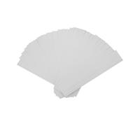 Hoement 50pcs Back to School Decor with Beige Paper Alphabet Teaching Cards Featuring Lined Ruled Sentence Strips, Learning Sentences Strip for Classroom Pocket Charts and Flash Cards,