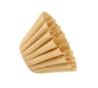 Hoement 50PCS Cake Shape Coffee Filter Papers Unbleached Hand Drip Filtering Paper for Cup Coffee Brewing at Home Kitchen Odorless and Leak-Resistant Filters for Even Extraction