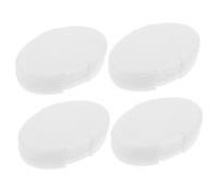 Hoement 50pcs Wipe Container Lid Airtight Plastic Cover with Easy-access Flip Design Portable Wet Tissue Box Cap for Travel Home Diaper Use