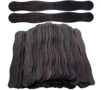 Hoement 50pcs Wooden Craft Sticks for DIY Projects and Cake Decoration, Reusable Multi-Functional Food Grade Wood Sticks Suitable for Parties and Church Fans