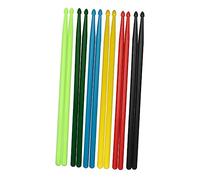 Hoement 5pairs Silent Drumsticks for Beginners Practice Drumsticks Nylon Drum Sticks