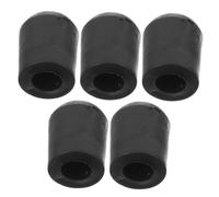 Hoement 5pcs Cello Endpin Stoppers Rubber Endpin Tips Double Bass Stopper Musical Instrument Accessories for Double Bass Slip Mat