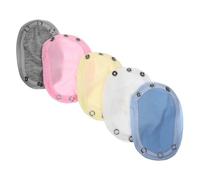 Hoement 5pcs Cotton Bodysuit Double Layer Snap Extenders for Comfortable Fit for Newborns and Boy Girl Prevents Nappy Compression