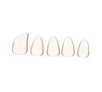 Hoement 5pcs Guzheng Nail Covers Pipa Guzheng Nails Use Finger Protectors Orange for Playing