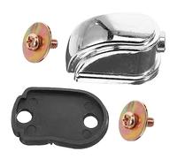 Hoement 5pcs Metal Snare Drum Lugs Ear Drum Accessories Snare Replacement Parts with Claw Hooks for Bass and Double End Sets Random Color