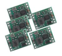 Hoement 5pcs Output Dc-dc Adjustable Voltage Regulator Board Power Supply Converter Module High Efficiency Compact Stable Performance for DIY Mobile Power Vehicle Applications
