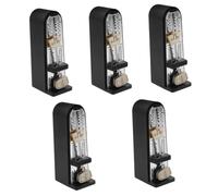 Hoement 5pcs Portable Mechanical Metronome for Guitar Piano Violin Volume Accurate Rhythm Keeper for Musicians Use for All Instruments