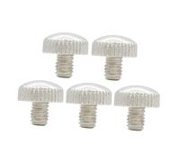 Hoement 5Pcs Premium Metal Trumpet Pull Ring Replacement Screws Musical Instrument Accessories Easy to Install for Trumpet Maintenance