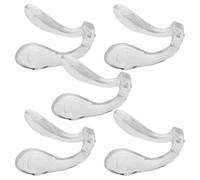Hoement 5pcs 's Silicone Nose Pads for Eyeglasses Soft Nose Bridge Protectors Anti-Slip Replacement Pads for ' Glasses Sports Safety Pieces