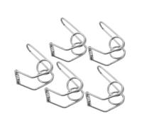 Hoement 5pcs Trumpet Valve Water Key Springs Plated Replacement Parts for Brass Instruments Secure Fit for School Bands and Music Training