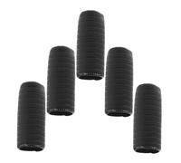 Hoement 5pcs Violin Bow Grip Cushions Rubber Sleeves Posture Corrector for Musicians Comfortable Non-slip Support Wear-resistant Accessories for Practice and Performance