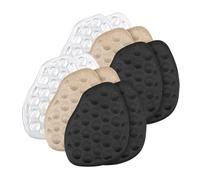 Hoement 6 Pairs Reusable Forefoot Pads High Heel Cushions Breathable Gel Forefoot Cushions for Relief and Comfortable Support Suitable for Women and Men Shoes