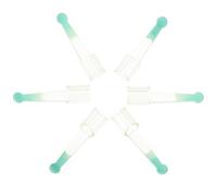 Hoement 6 Pcs Silicone Replacement Scoop Tips for Ear Wax Removal Reusable Ear Spoon Heads Replacement for Adults and Use Cleaning Tool