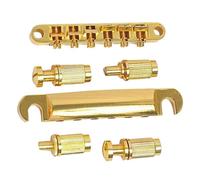 Hoement 6-string Acoustic Guitar Bridge Pins Chrome Finish Guitar Accessory Set for Bridge