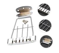 Hoement 6 String Guitar Tailpiece Replacement for Jazz Guitars String Board with Easy Installation Precise Intonation and Stable Tone for Efficient String Pulling