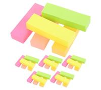 Hoement 600pcs Colored Sticky Tabs Bookmark Sticky Tabs Paper Writable Self-adhesive Page Markers for Annotating Books, School and Home Use
