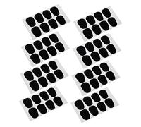 Hoement 64pcs Sax Patches Adhesive Mouthpiece Cushions for Alto Saxophone Made of Food-grade Comfort under Teeth Protects against Bite Marks