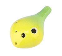 Hoement 6holes Long Mouth Ocarina Ceramic Flute Music Instrument Ocarina for Beginners Musical Instrument
