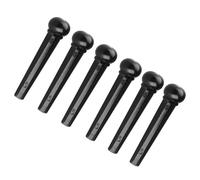 Hoement 6Pcs Acoustic Guitar Bridge Pins Replacement Lightweight ABS Guitar String Tuning Pegs for Jumbo Acoustic Accessories