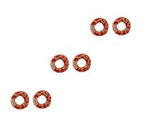 Hoement 6pcs Buddhist Instruments Cushions Sing Bowl Pads by Luxury Pillow for Tibetan Singing Bowl Cushion Pad Random Color