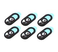 Hoement 6pcs Cartoon Panda Webcam Cover Slider Ultra-thin Privacy for Laptop Tablet Material Easy Installation Anti-peeping Hacking for Safe Digital Use