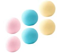 Hoement 6pcs Cat Ball with Automatic Chirping Sounds for Kittens | EVA Build, Wear Resistant Finish, Bright Colours, Catnip Add-in Option, Training and Exercise