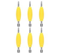 Hoement 6pcs Fingerboard Deck Screwdriver Set with Precision Tool for Easy Repairs, Metal and Plastic Construction, Suitable for Beginners and Experienced Fingerboards, Includes Carrying