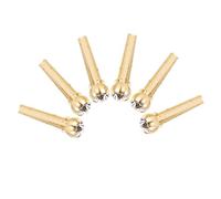 Hoement 6pcs Guitar Bridge Pegs String Tuning for Folk Guitar Easy Replacement Safe Use Premium Quality