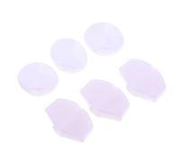Hoement 6pcs Guitar Tuning Peg Knobs Replacement Set with Precision Tuning Capability, Resin and Metal Material, Featuring Small and Large Square Shapes, Suitable for Acoustic