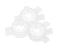 Hoement 6pcs Ice Cream Maker Nozzle Set Hexagonal Star Shapes Decorative Attachments for Commercial Soft Serve Machines Compatible Replacement Parts for Ice Cream and Yogurt Makers