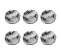 Hoement 6pcs Leopard Print Plush Catnip Balls for Kittens and Pets, Chewable Soft Balls for Indoor Cat Exercise and Play, Stylish Interactive Cat for Bouncy Kitten Fun
