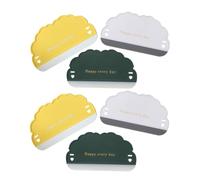 Hoement 6pcs Multi-Functional Glass Wiper Brush Shower Screen Wiper Sink Squeegee Shower Door Squeegee Car Window Cleaner Tool Compact and Portable for Home Use