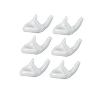 Hoement 6pcs Ocarina Display Stand Ceramic Hand Shape Holder for Flute Decorative Stand for Music Instruments Home Decor Accessory