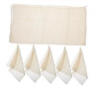 Hoement 6Pcs Pure Cotton Cheesecloth for Cooking and Straining Reusable Heavy-Duty Filter Cloth for Tofu Press Milk Yogurt Broth and Vegetable Juice Filtering