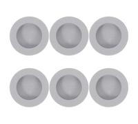 Hoement 6pcs Rubber Air Conditioner Drain Plugs for External Unit Holes, round Precision Fit Drain Stoppers with Easy Installation for Outdoor Environment