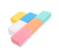 Hoement 6pcs Sensory Training Brush Set Soft Sponge for Tactile Development Gentle Massage Bath and Hand Washing Early Childhood Sensory Tool