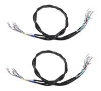 Hoement 6pcs Shielded Conductor Guitar Pickup Cable for Electric Guitar Wiring Easy to Install Noise Reduction Stable Signal Transmission for DIY Projects