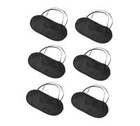 Hoement 6pcs Sleep Mask Elastic Eye Mask Cover for Men Women Comfortable Blindfold Shading for Travel Home Hotel Blocking Light