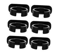 Hoement 6pcs Small Microphone Mount Clamp Multi-function Desktop Mic Stand for Home Studio and Broadcasting Use Non- Base Heavy-duty Design Ergonomic for Easy Setup