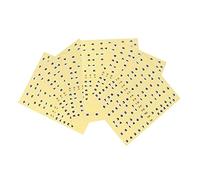 Hoement 7 Pcs Yellow Guitar Fretboard Stickers Guitar Decals Adhesive Sticker Set Helps Master The Fretboard No Adhesive Residue Professional and Practical Design for Beginners