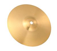 Hoement 8 Inch Brass Splash Cymbals with Sturdy Construction, Bright Crash Sound Drum Cymbals for Students and Jazz Drum Sets, Suitable for Live Performance and Studio