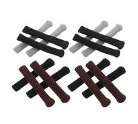 Hoement 8 Pairs Knitted Eyeglass Ear Cushions with High Elasticity Anti-Slip Soft Temple Tips Sleeves for Glasses and Sunglasses Protective Grips to Prevent Slipping During Sports and