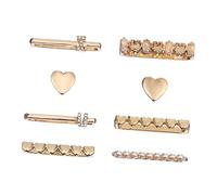 Hoement 8 Pcs Watch Band Charms Loop Rings for Series Strap Accessories Easy to Install Decorative Watch Strap Loops for Smartwatch and DIY Pendant and Comfortable Jewelry Rings