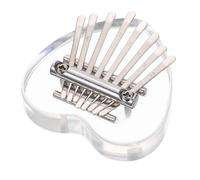 Hoement 8-tone Acrylic Thumb Piano for Beginners, Portable Mini Kalimba Finger Piano with Accurate Tone, for Relaxation and Outdoor Use
